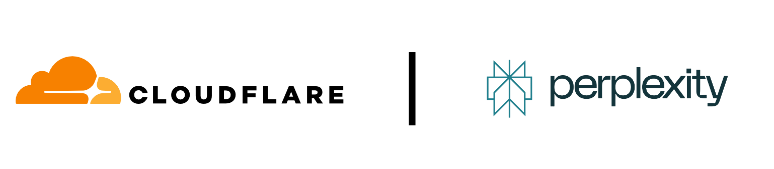 Cloudflare and Perplexity Logos